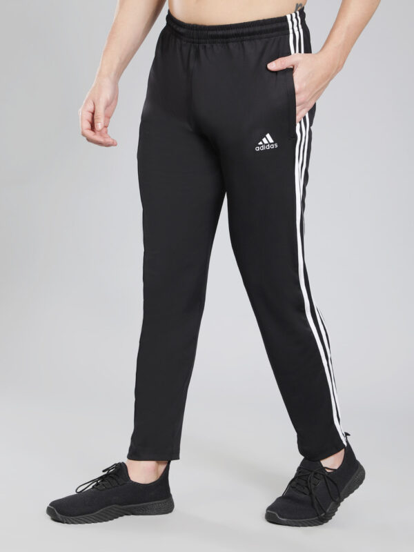 Adidas Solid Casual Men Track Pants color Black & Navy Blue - Image 19