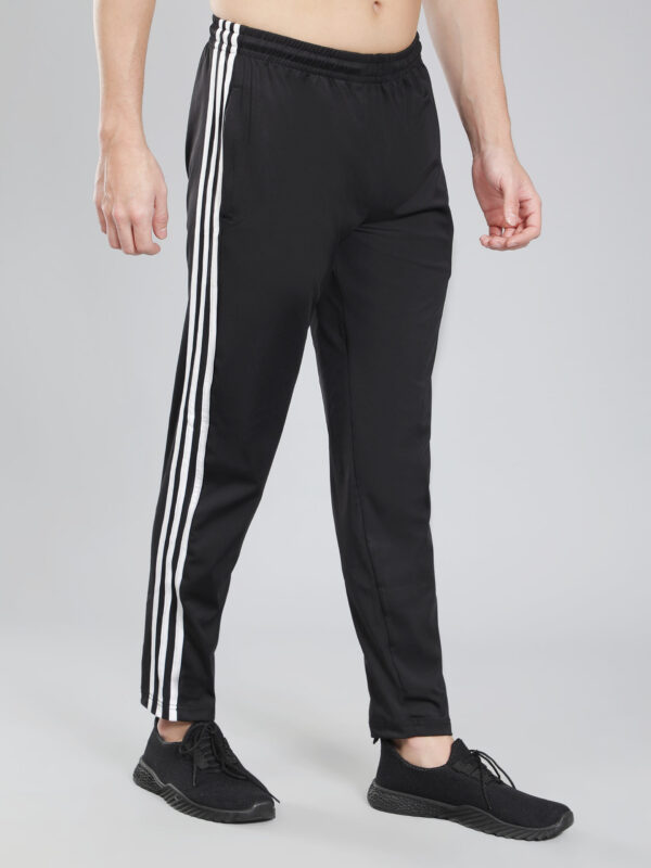 Adidas Three (03-Pack of 2 Black and 1 Blue) -Style Solid Casual Track Pants - Image 20