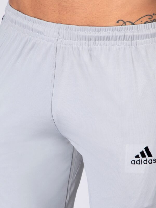 Adidas Solid Casual Men White & Black Strips Track Pants - Image 5