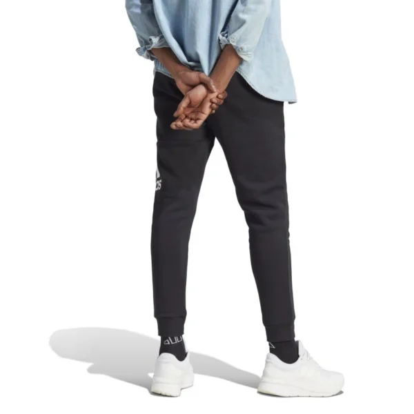 Adidas Mens Big Logo Fleece Tapered Cuffed Track Pant - Image 2