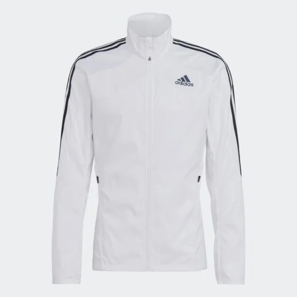 Adidas Half Striped Men White Upper Jacket - Image 2